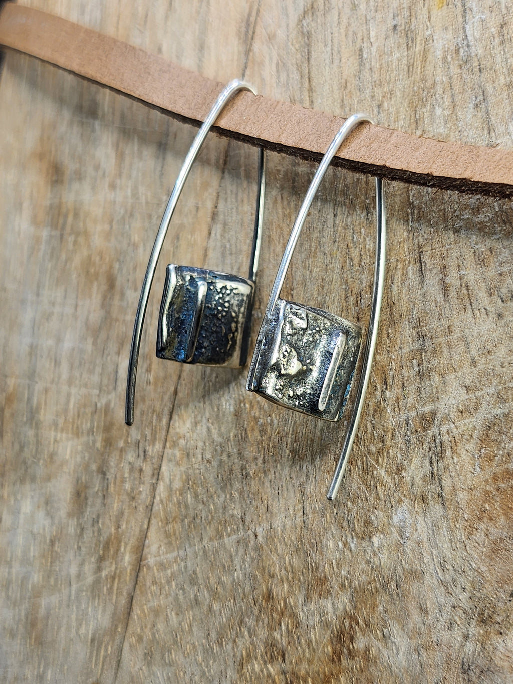Silver earrings