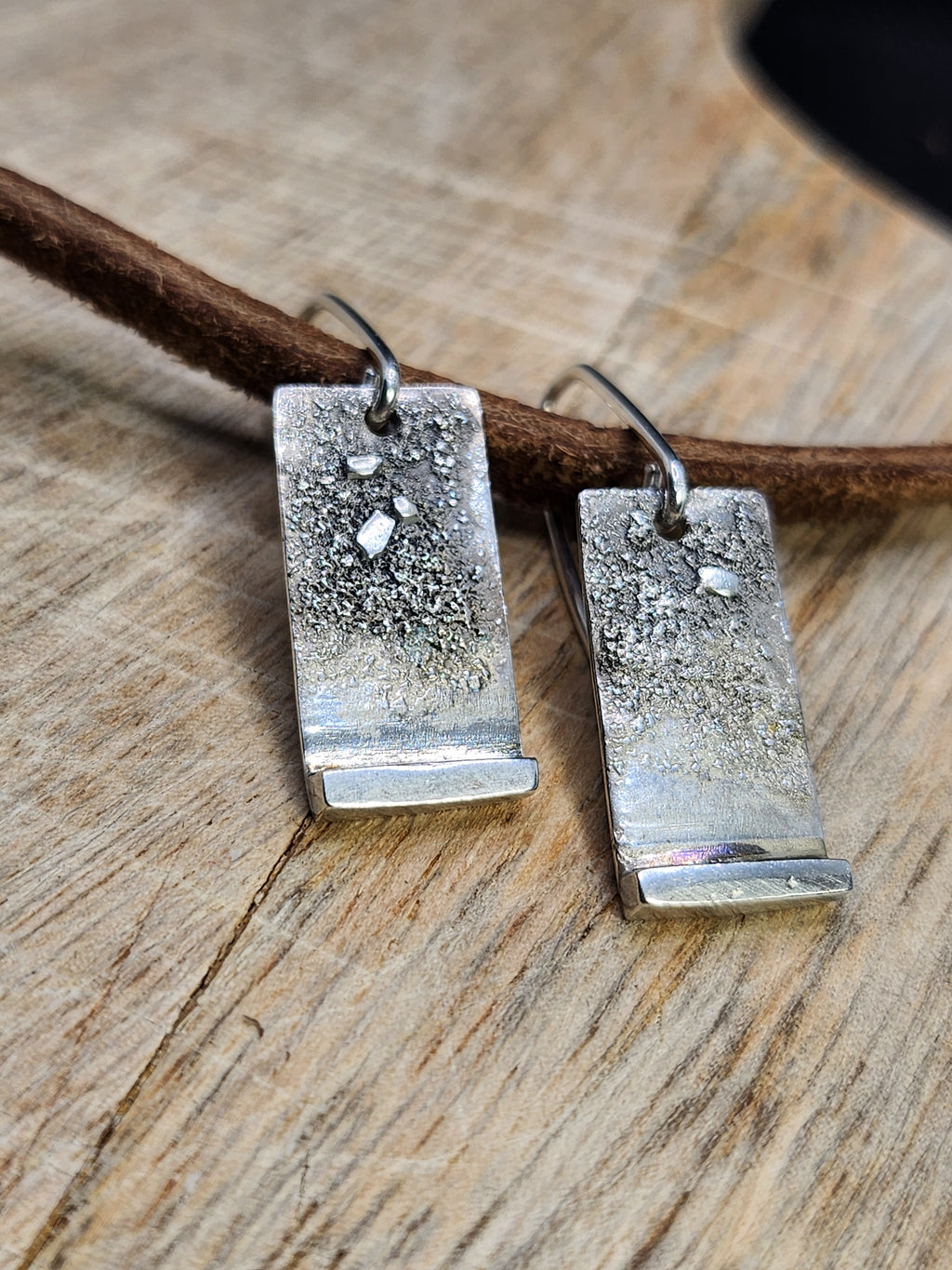 Silver earrings